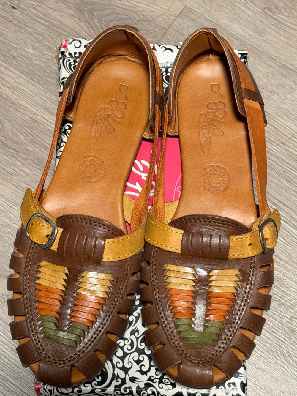 Authentic Mexican Leather sandals - Size 9